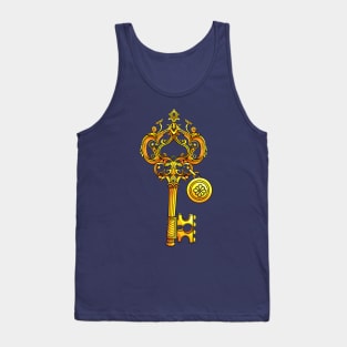 Cute Golden Key to Success Tank Top